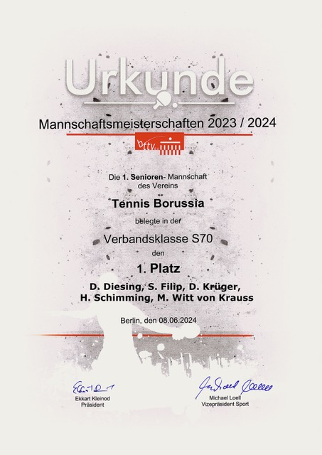 Drei Berliner Meisterschaften in Folge, Bild 1